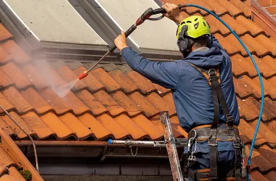 Démoussage et hydrofuge de toiture à Sirod